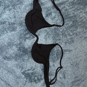 SHEIN Black Bikini Top